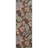 Better Homes and Gardens Jacobean Faux Hook Floral Runner Rug, Multi-Color, 1'11" x 6'