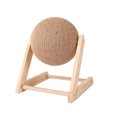 thumbnail image 2 of TIMIFIS Cat Toy Cat Scratching Board Cat Toy Wooden Cat Scratching Ball Grinding Claw Hand Wrapped Sisal Rope Cat Climbing Frame Durable Cat Scratching Post Pet Supplies Interactive -, 2 of 9