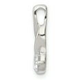 thumbnail image 2 of Sterling Silver CZ Pendant Charm Chain Slide, 2 of 4