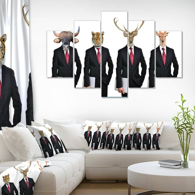 Design Art - Animals in Americana Suit