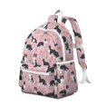 thumbnail image 2 of Border Collie Dogs with Flowers Backpack for School,Cute School Bag,Schoolbag with Adjustable Shoulder Straps & Padded Back,13.4"x11"x4.7", 2 of 6
