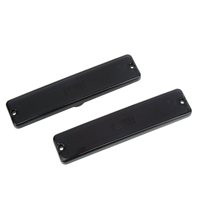Side Signal Lamp Housing, Shell Side Marker Light Lens 56001424 Strong Light Transmission PP Weatherproof 2PCS Direct Fit For Car Modification Black