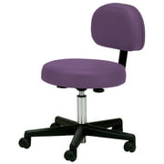 EARTHLITE Pneumatic Massage Rolling Stool with Backrest - Adjustable, No Leaking (vs. Hydraulic) Salon & Spa Massage Chair (Various Colors)
