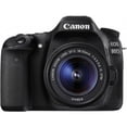 thumbnail image 3 of Canon EOS 80D DSLR Camera with 18-55mm Lens (International Model) (1263C005) - Starter Bundle, 3 of 7
