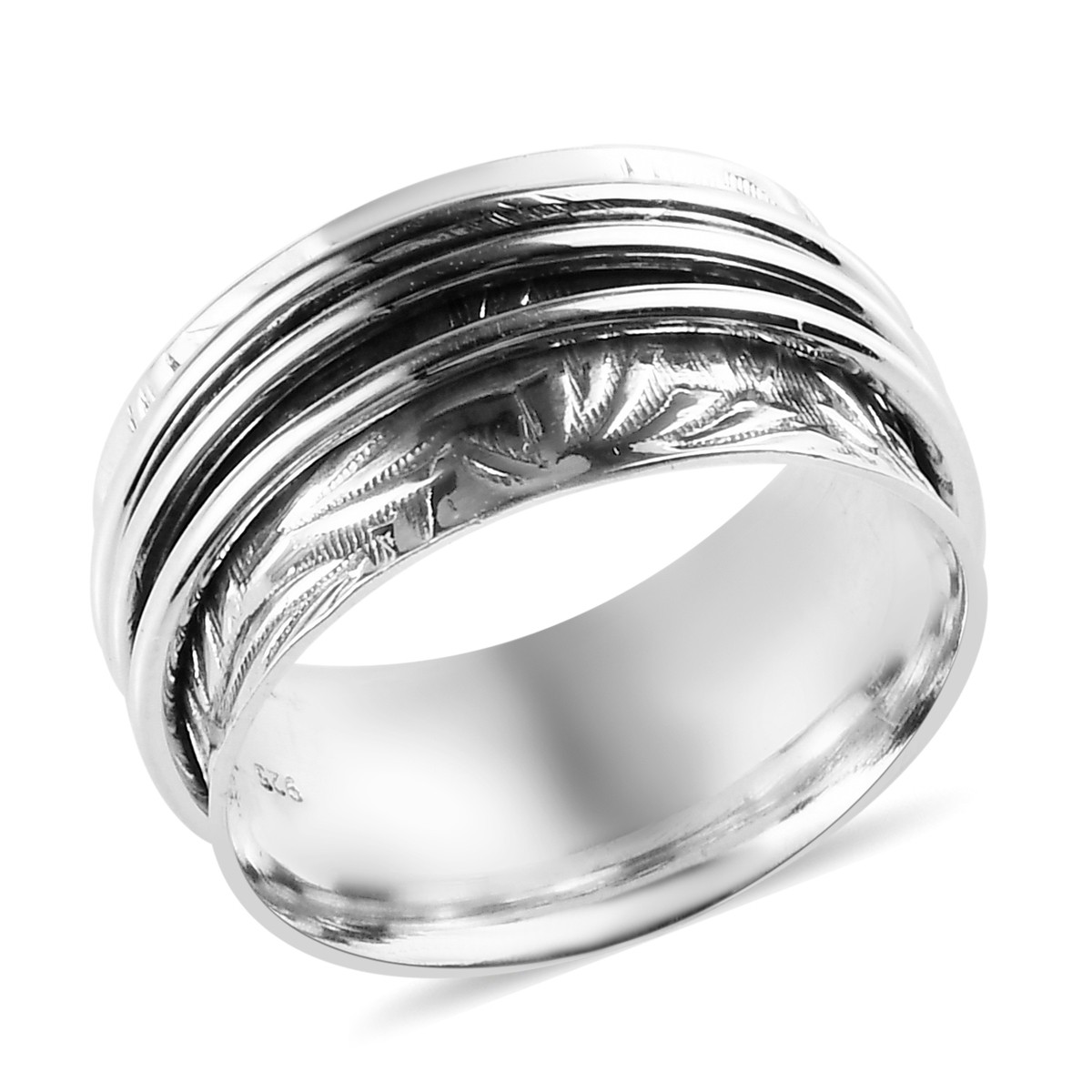 Spinner Band Ring Plain Spinner Ring Women/'s Ring 3 Rings Handmade Ring Fidget Ring Thumb Ring Birthday Gift Designer Ring