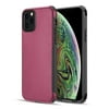 COLOR-BLOCK PROTECTIVE CASE SHOCK ABSORPTION FOR IPHONE 11 PRO MAX-BURGUNDY BLACK