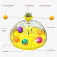 thumbnail image 3 of letairis Cat Toy Interactive Spinning Track Ball Stimulating Scratch-resistant Cats Mental Game Cats Teasing Treasure Brain Chest Puzzles Pet Training Pink, 3 of 9