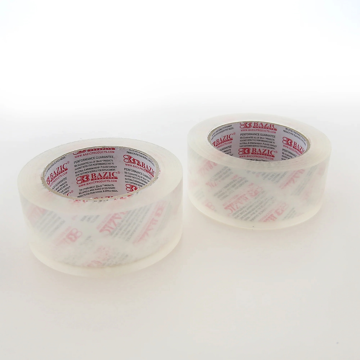 Bazic Transparent Clear Tape Refill 1.88" x 109.3 yds. Clear 36 Rolls/Pack (BAZ918)