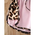 thumbnail image 2 of Toddler Baby Girl Summer Outfits Short Sleeve T Shirt Top Leopard Shorts Clothes Set, 2 of 6