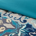 thumbnail image 5 of Modern Threads 8-Piece Granada Reversible Adult Unisex Bed in a Bag, Deep Blue Damask, Cal. King, 5 of 7