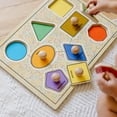 thumbnail image 6 of Melissa & Doug Deluxe Jumbo Knob Wooden Puzzle - Geometric Shapes (8 pcs), 6 of 10