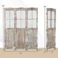 thumbnail image 3 of Costway 6FT Retro 3-Panel Room Divider Folding Privacy Screen Freestanding Wall Divider, 3 of 10