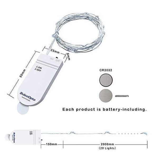 dulexopto 12 Pack Purple Fairy String Lights,7.2ft 20 Micro LED Starry String Lights,Battery Powered Mini String Lights for Christmas Decoration Costume Wedding Party Halloween Easter Gift