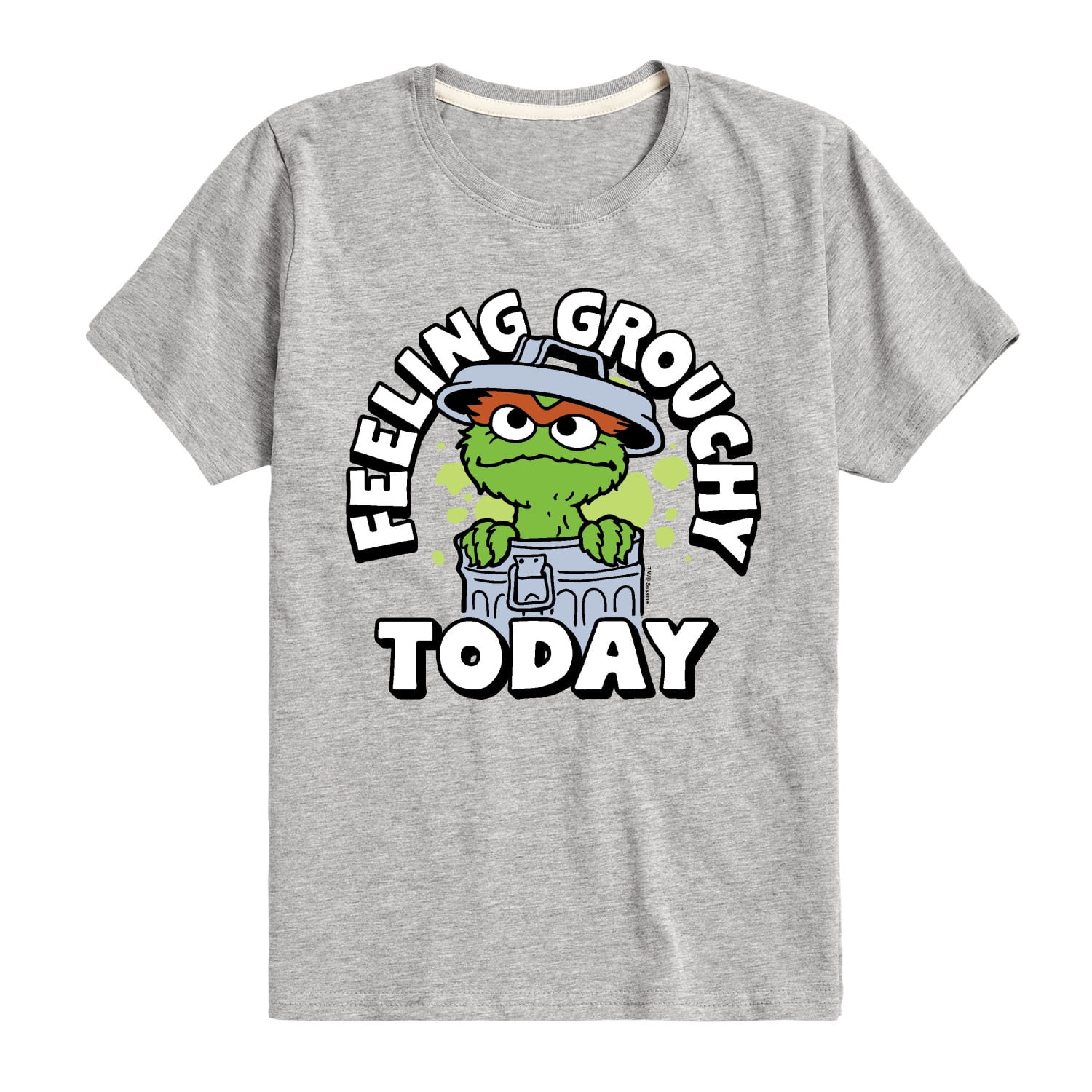 Sesame Street - Feeling Grouchy - Toddler and Youth Short Sleeve Graphic T-Shirt