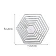 thumbnail image 4 of Hexagon Embossing Dies Stencil Metal Scrapbooking Card Embossed Template for Photo Album Frame Stamps Tools Craft, 4 of 7