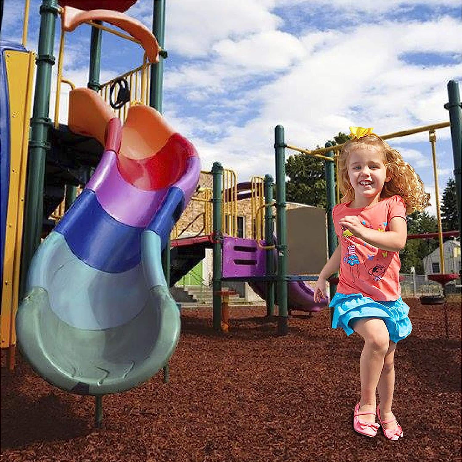 Rubber Mulch - Redwood Color - 40 Pounds