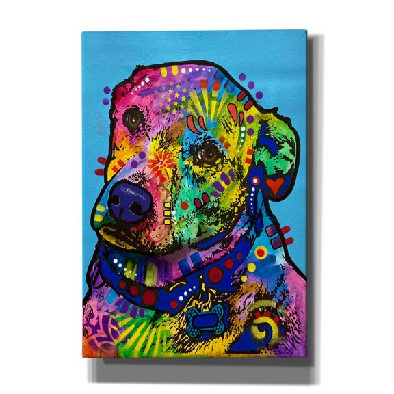Epic Graffiti 'Heckin Excited' by Dean Russo, Canvas Wall Art, 18"x26"