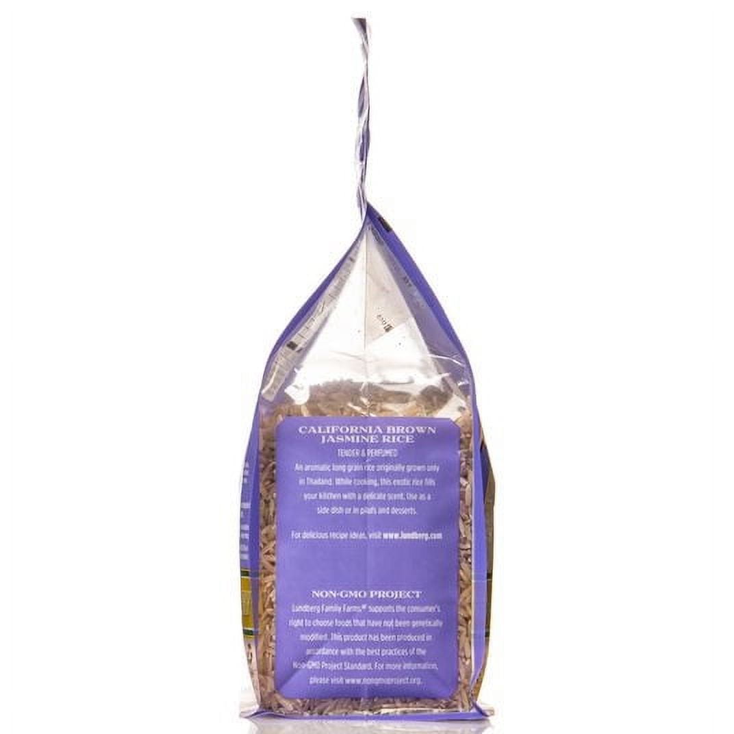 Lundberg Rice, Jasmine Brown, Organic, Gluten-Free-6 x 2 lb