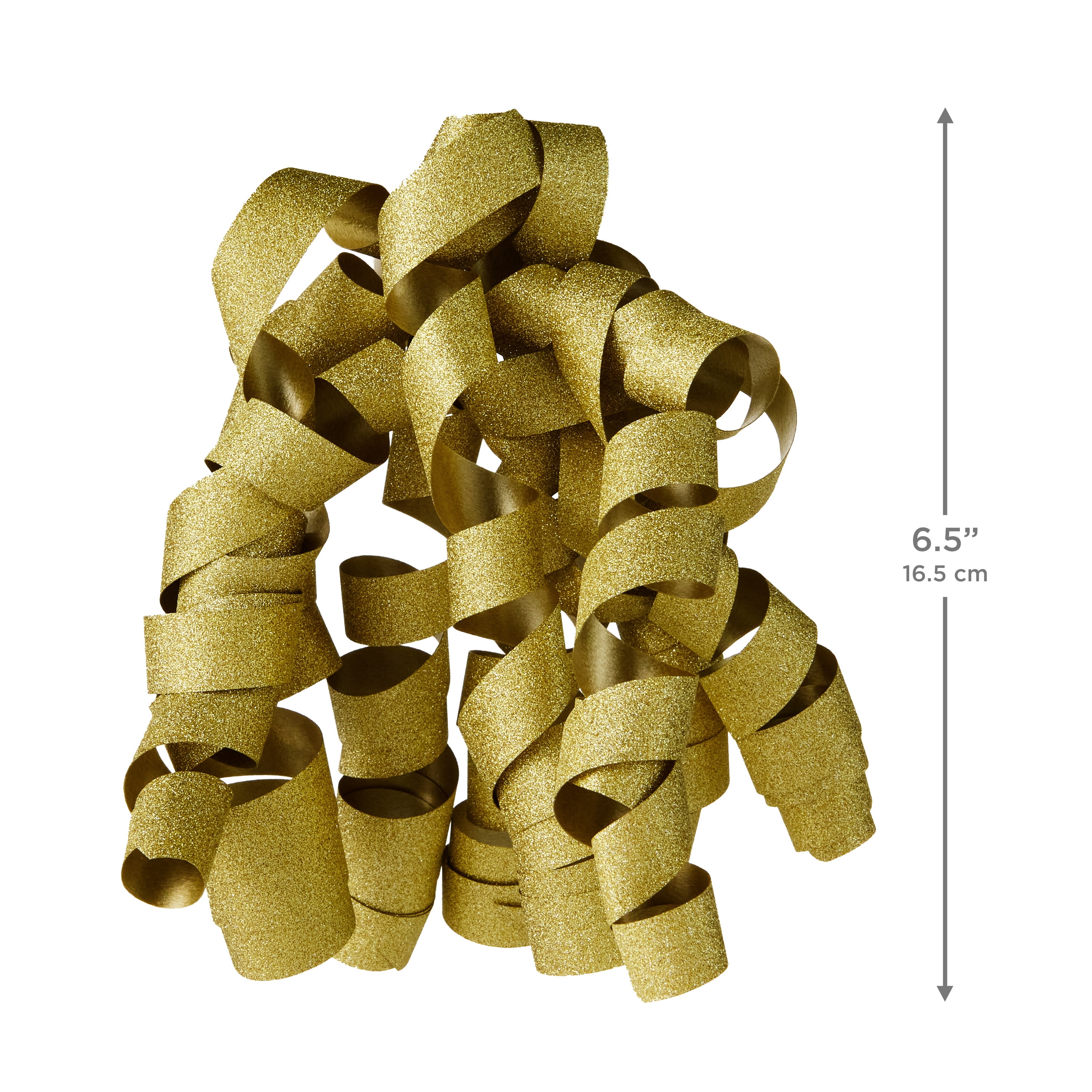 Hallmark Gift Bow (Sparkly Gold Cascading Ribbon)