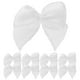 thumbnail image 1 of 60 lazos de cinta con flores, hechos a mano, de colores brillantes, accesorios para el cabello para niñas, color blanco, 1 of 5