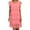 Pink, variant on Elegant Women's Casual Flowy Dress for Summer for Parties and Gatherings Versatile Midi Length with Tiered Design and Short Sleeves Ideal for Everyday Wear Plus Size Womens Clothing Casual Outfits
