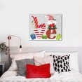 thumbnail image 4 of Logiee Christmas Gnome With Love Print Canvas Wall Art ,Art Poster,Canvas Decorative Picture,Decor Wall Pictures for Living Room Bedroom Bathroom,Ready to Hang, 4 of 6