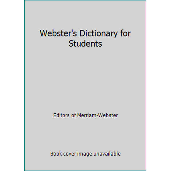 Pre-Owned Webster's Dictionary for Students (Paperback) 1596951672 9781596951679