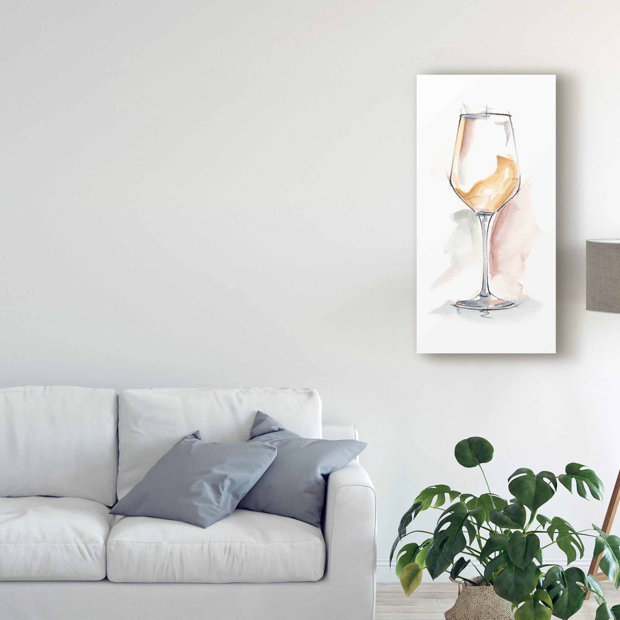 Trademark Fine Art 'Wine Glass Study I' Canvas Art by Ethan Harper