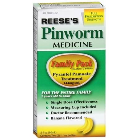 Reese's Pinworm Medicine 2 oz (Pack of 2) (Best Medicine For Spider Bite)