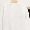 thumbnail image 4 of NOLDARES 2pcs Toddler Baby Boy Fall Winter Clothes Print Long Sleeve Sweatshirt Tops Casual Pants Set Little Kids Outfits Clothing(White,4-5 Y), 4 of 4