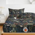 thumbnail image 6 of Twin XL Size Fitted Sheet Set - Spring Floral 2 Piece Bedding Sets 16" Deep Pocket Fitted Sheet with 1 Pillowcases, Summer Daisy Botanical Flowers Brushed Microfiber Hotel Luxury Bed Sheets, 6 of 9