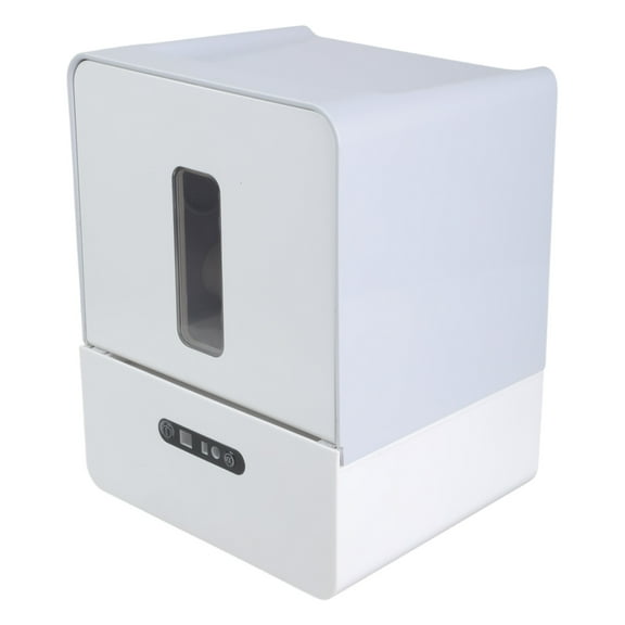 AOOOWER Electric Motion Hand Towel Dispenser Touchless Automatic for Home Office Bathroom Wall Or Counter Mount Space Saving