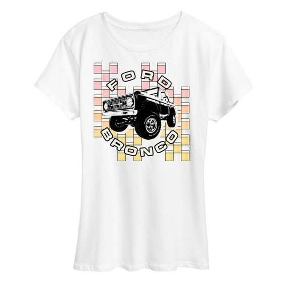 Ford - Bronco Checker - Women's Short Sleeve Graphic Tee