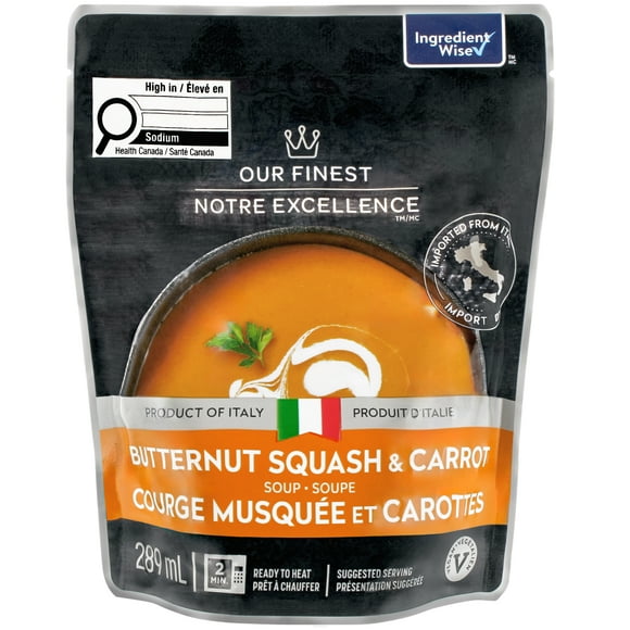 Our Finest Butternut Squash & Carrot Soup, 289 mL