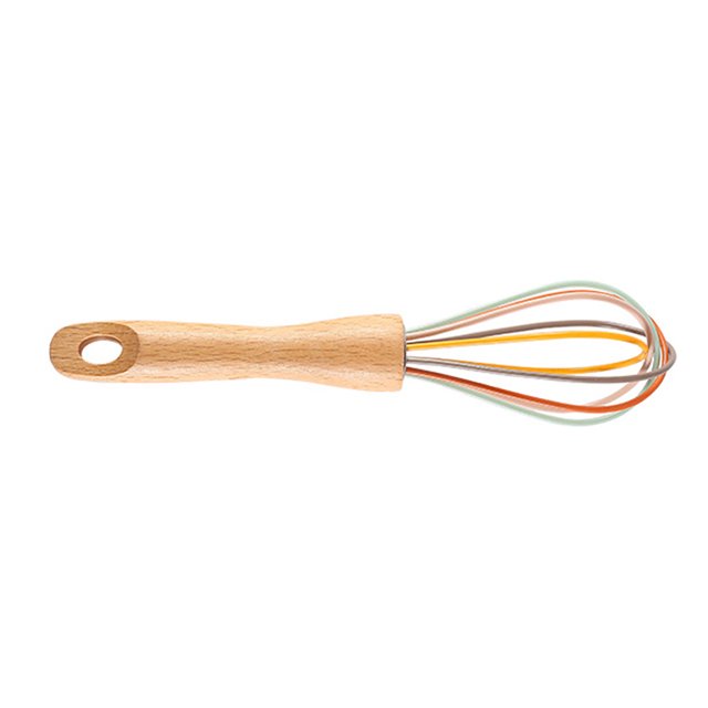 Matsuzay Batidor de silicona batidor de huevos Manual mango de batidora de crema de de mano herramienta de cocina para hornear Type9 NO9 Matsuzay HA003330-01
