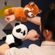 thumbnail image 3 of Pulsera de peluche con forma de panda, cerdo, zorro, oveja, conejo, koala, mapache, regalo de cumpleaños, 3 of 5