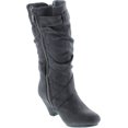 thumbnail image 7 of Link Little Girl's Pauline-38 Kitten Heel Boots with Decorative Buckles, 7 of 7