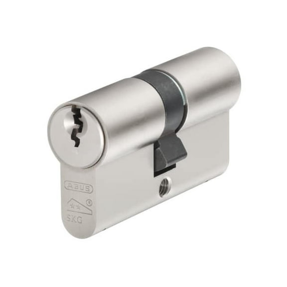 ABUS - E60NP Euro Double Cylinder Nickel Pearl 30mm / 40mm Box