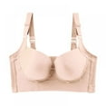 thumbnail image 4 of 2 Pack Full Back Coverage Bras for Women, Fashion Deep Cup Hide Back Fat Bra with Shapewear Incorporated Push Up Sports Bras, 4 of 10