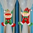 thumbnail image 4 of Xmarks 2pcs Christmas Elves Set Stuffed Elf Couples Xmas Hanging Decoration Adorable Elves Figure Hanging Ornaments, 4 of 9