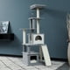 thumbnail image 2 of Pet Cat Tree House Condo Perch Playground Stable Furniture for Kitten Multi-Level Play Tower for Large Cats Cozy Nest Solid Wood ShopWise Round, 2 of 14