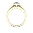 thumbnail image 3 of 1ct TDW Diamond 14K Yellow Gold Halo Bridal Set, 3 of 4