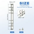 thumbnail image 2 of Mecanismos de Binder de 6 Agujeros A6 Uxcell, 2 Conjuntos de Reemplazo de O Ring de 0.8", 2 of 7