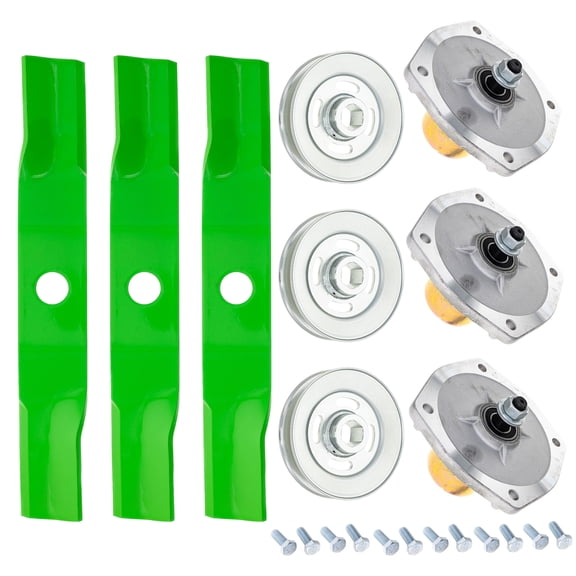8TEN Blade Spindle Kit for Kubota RCK48P-400Z 48-inch K5583-34340 K5579-34510 MK1013729