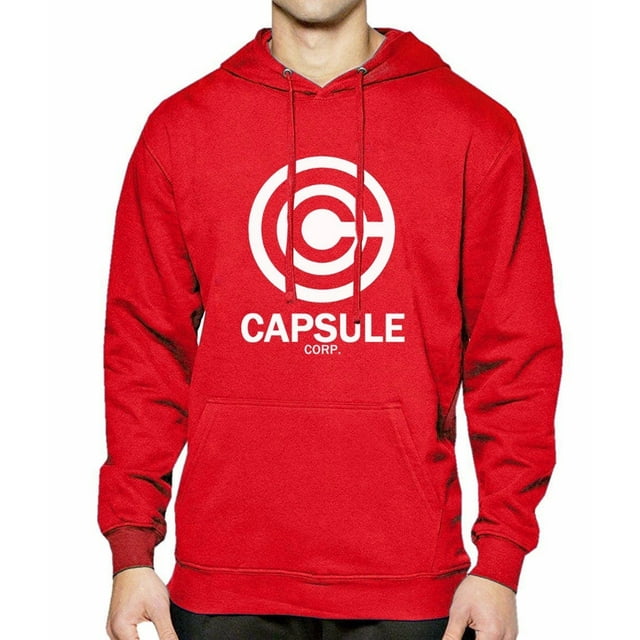 Capsule corp hoodies (Redwhite, L)
