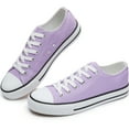 thumbnail image 1 of Zapatillas de lona de moda para mujer, lindas zapatillas bajas, cómodas zapatillas de lona para caminar para dama, 1 of 5