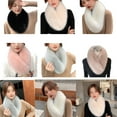 thumbnail image 2 of Women Commute Scarf Winter Plush Neck Warmer with Invisible Fix Clip Lightweight, 2 of 20