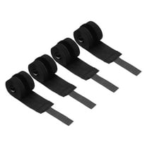 Uxcell Boxing Hand Wraps 98" Length Elastic Martial Arts Fist Bandages for Kickboxing, Black 4 Pack