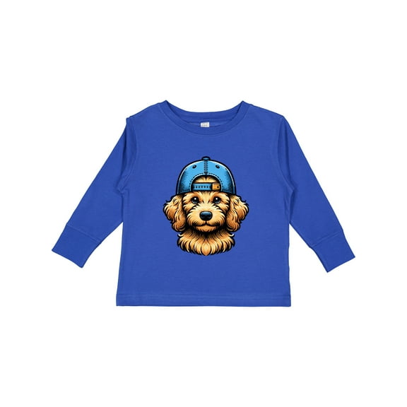 Inktastic Goldendoodle Cute Doodle Puppy Boys or Girls Long Sleeve Toddler T-Shirt