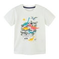 thumbnail image 1 of Nmmacb T-Shirts Garçons Manches Courtes Coton Hauts Tees Tout-Petits Enfants Col Rond T-Shirts Haut pour Enfants Bébé 2-8 Ans, 1 of 7